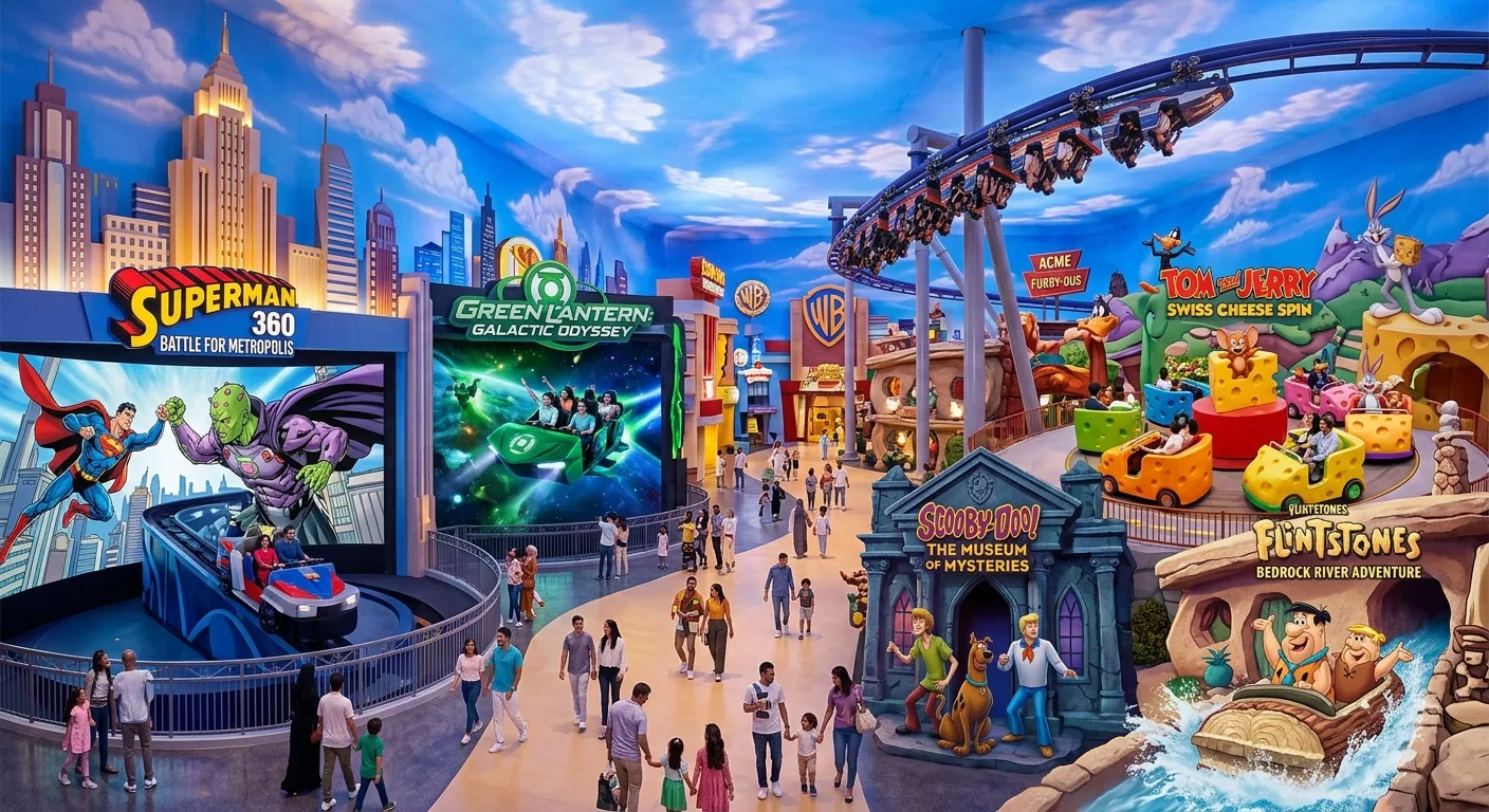 Warner Bros World Abu Dhabi Rides & Height Limits