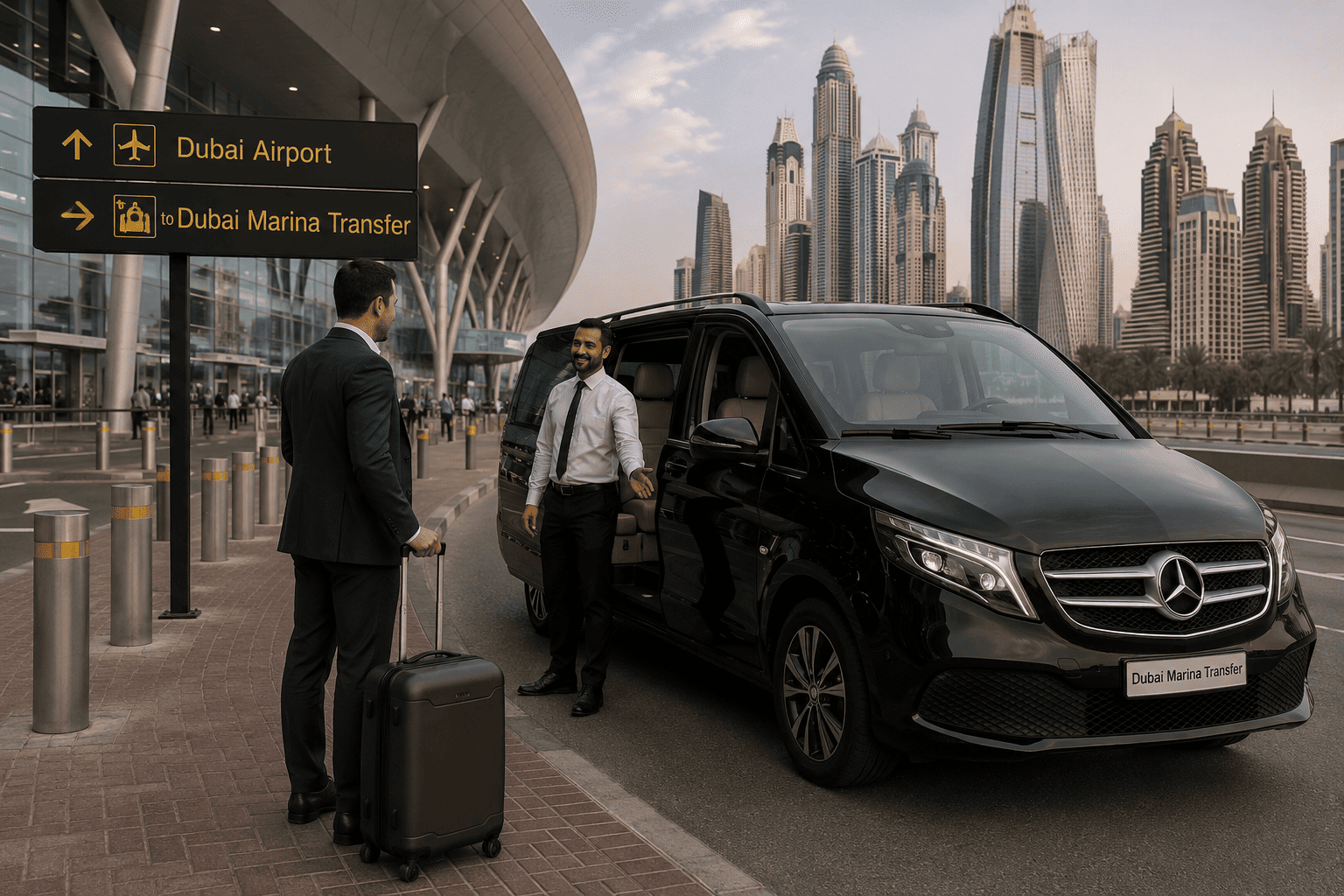Dubai Airport to Dubai Marina transfer